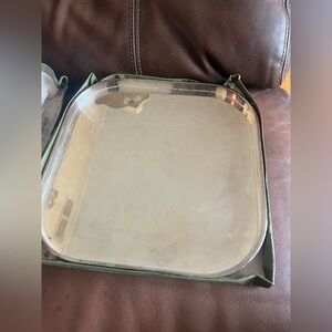 New in NOT GOOD BOX Christofle 10”x10” Silver Square Serving Tray retail >$1000